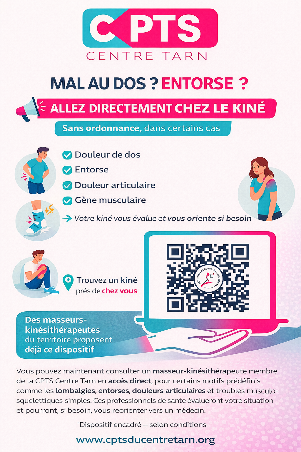 Lire la suite à propos de l’article Accès direct aux masseurs-kinésithérapeutes : consultez sans ordonnance